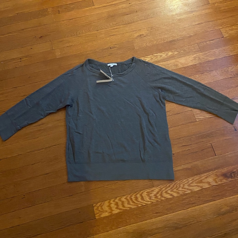 James parse long sleeve top size 4